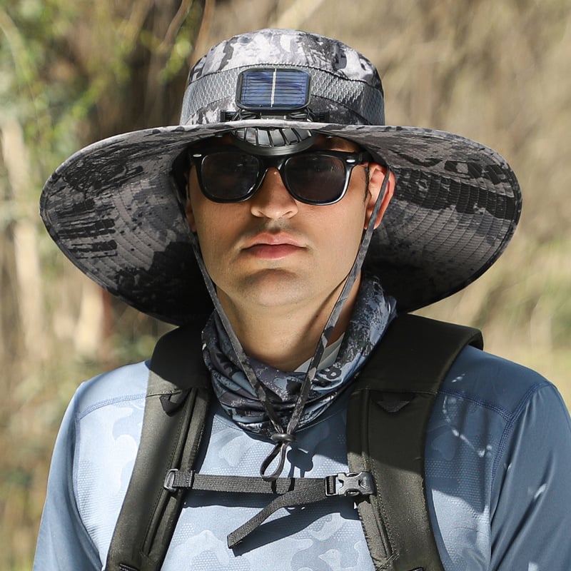 🔥Summer Hot Sale 49% OFF⚡2026 New Ultralight Solar Fan Sun Hat🎁Lighter Than a Baseball!⚾
