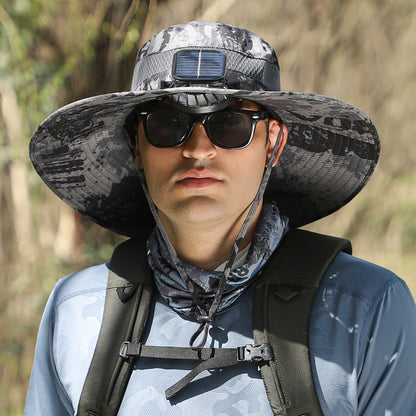 🔥Summer Hot Sale 49% OFF⚡2026 New Ultralight Solar Fan Sun Hat🎁Lighter Than a Baseball!⚾