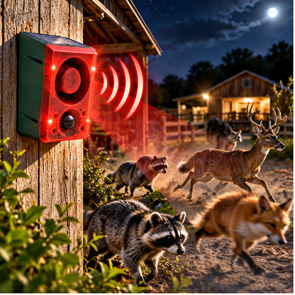 ☀️ Solar Motion Sensor Security Alarm – Wireless Outdoor Protection🚨