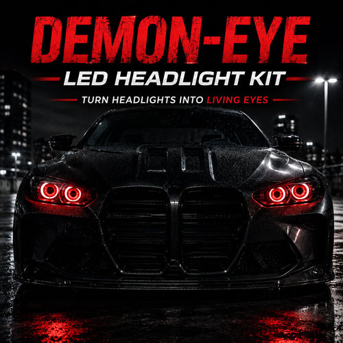 👁️ Demon Eye RGB Headlight Kit – Animated Iris Car Lighting Upgrade