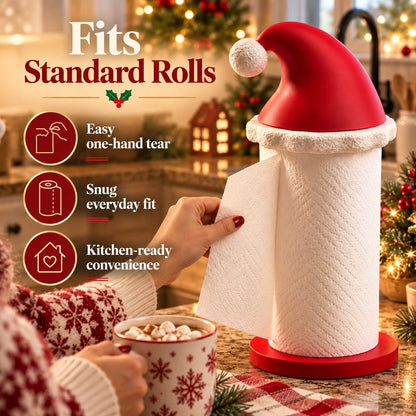 Santa Hat Paper Towel Holder | Festive Kitchen Decor 🎅🎄