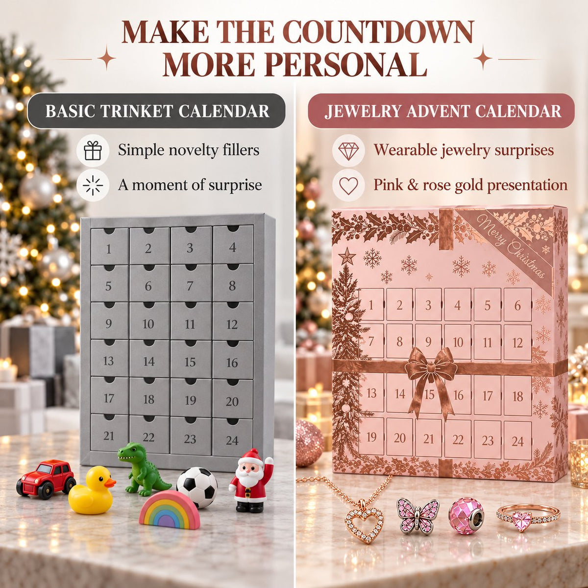 🎄 24-Day Jewelry Advent Calendar — A Little Sparkle Behind Every Door ✨🎁
