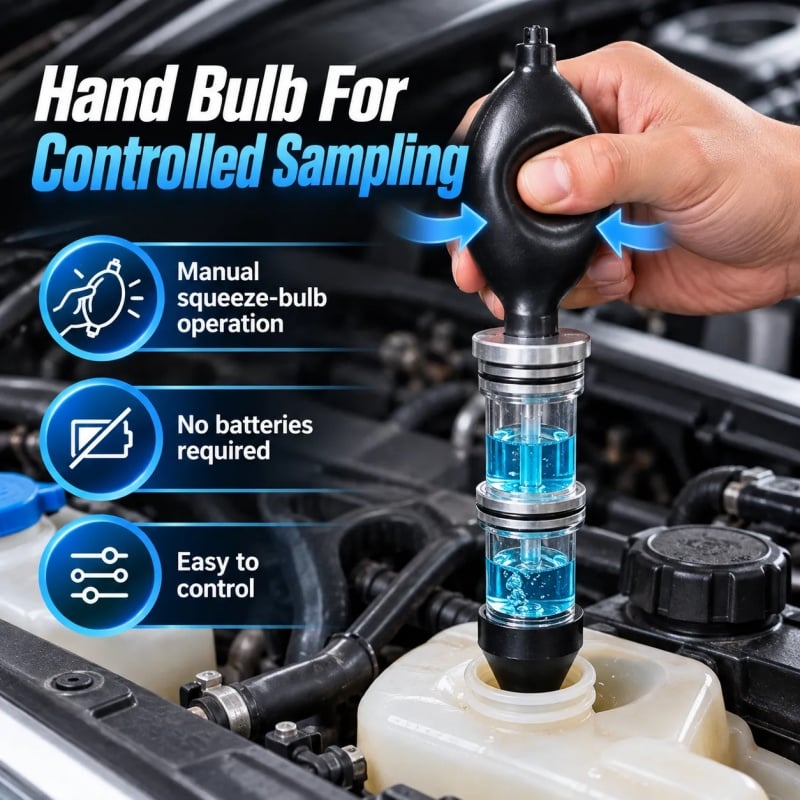 🚗🧪 Combustion Leak Tester — Quickly Detect Exhaust Gas Leaks in Your Cooling System!