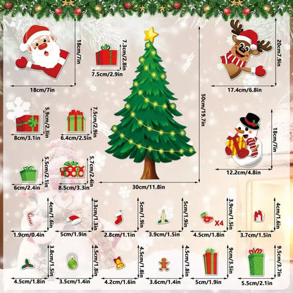 🔥HOT SALE🔥 49% OFF – 🎄DIY Magnetic Christmas Fridge Decor | Reusable Tree & Holiday Magnets for Family Fun 🧲
