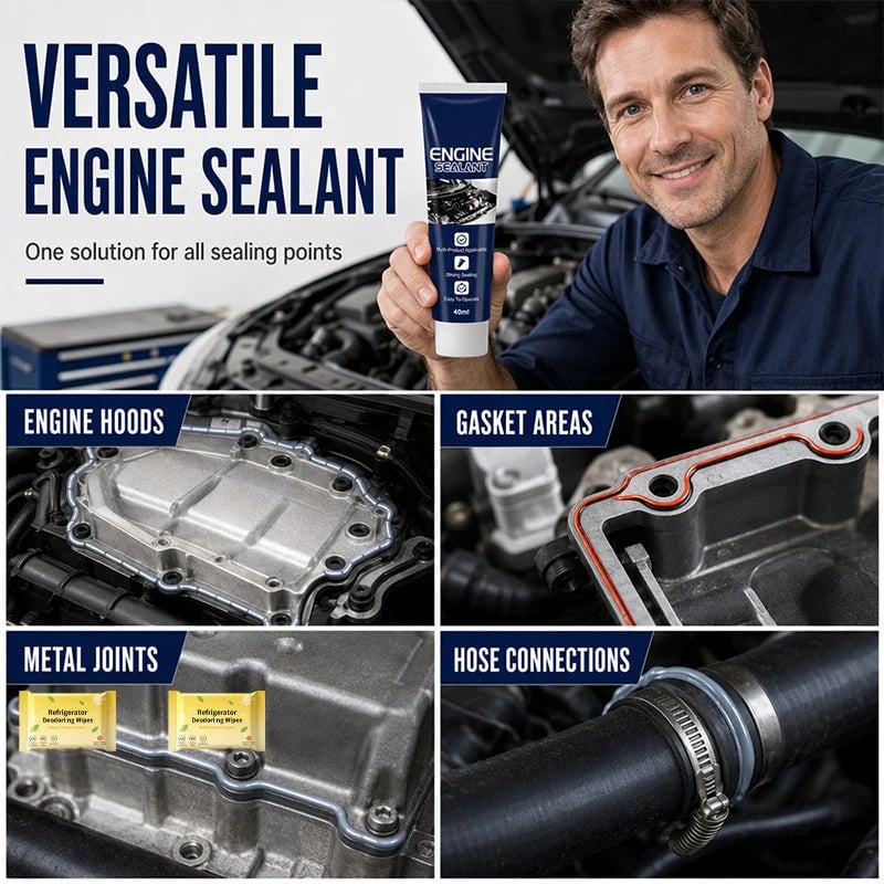 🔥HOT SALE 49% OFF⚙️Automotive Engine High Temperature Sealant 🔥Multi-Purpose Permanent Leak Sealing 🛠️Easy DIY Car Repair