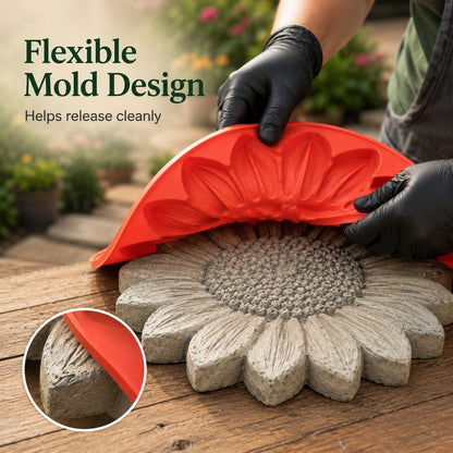 💥 LAST DAY 50% OFF - 🌻 Reusable Sunflower Stepping Stone Mold