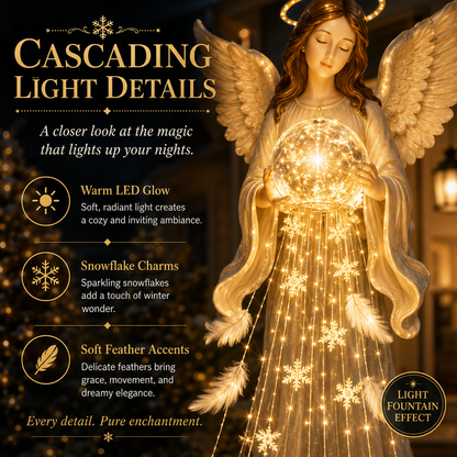 🎁 Today Only: Get 49% Off👼 Angel Blessing Fountain™ Solar Cascading Christmas Garden Light ✨