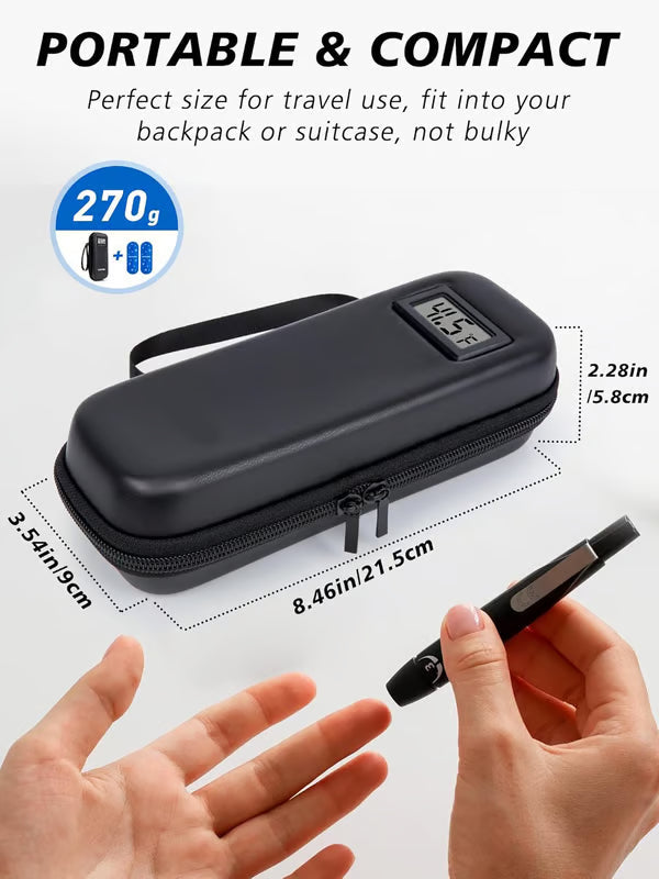 💉 Insulin Cooler Travel Case - Portable Medication Organizer with Temp Display 🌡️