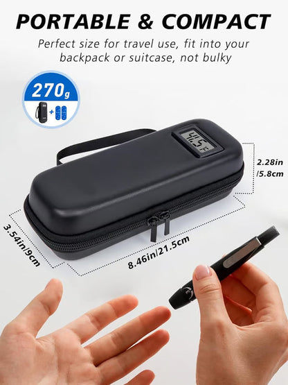 💉 Insulin Cooler Travel Case - Portable Medication Organizer with Temp Display 🌡️
