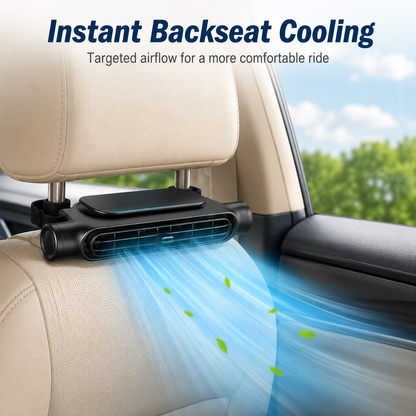 🧊 Portable Car Headrest Cooling Fan