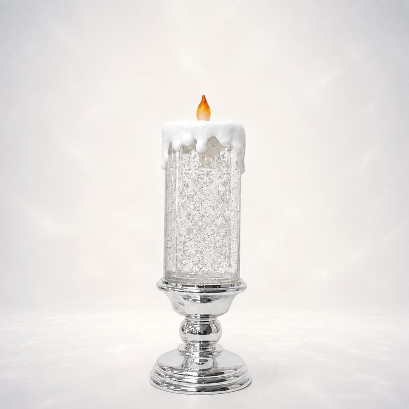 ❄️ Illuminated Musical Christmas Snow Globe Lantern – Swirling Snow, Warm Lights & Festive Music