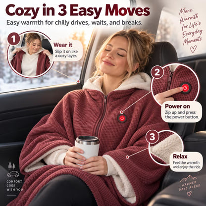 🛋️ Wearable Heated Blanket for Cozy Couch & Desk Comfort 🔥