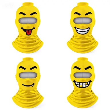 😆 Funny Smiley Ski Mask – Goggle-Friendly Winter Balaclava ❄️