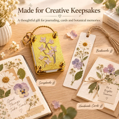 🌸🍃 Mini Portable Flower Press – Preserve Blooms & Create Lasting Keepsakes