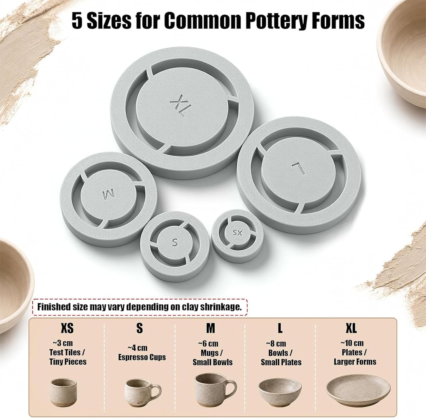 🎁Last Day 49% OFF - Pottery Foot Ring Tool