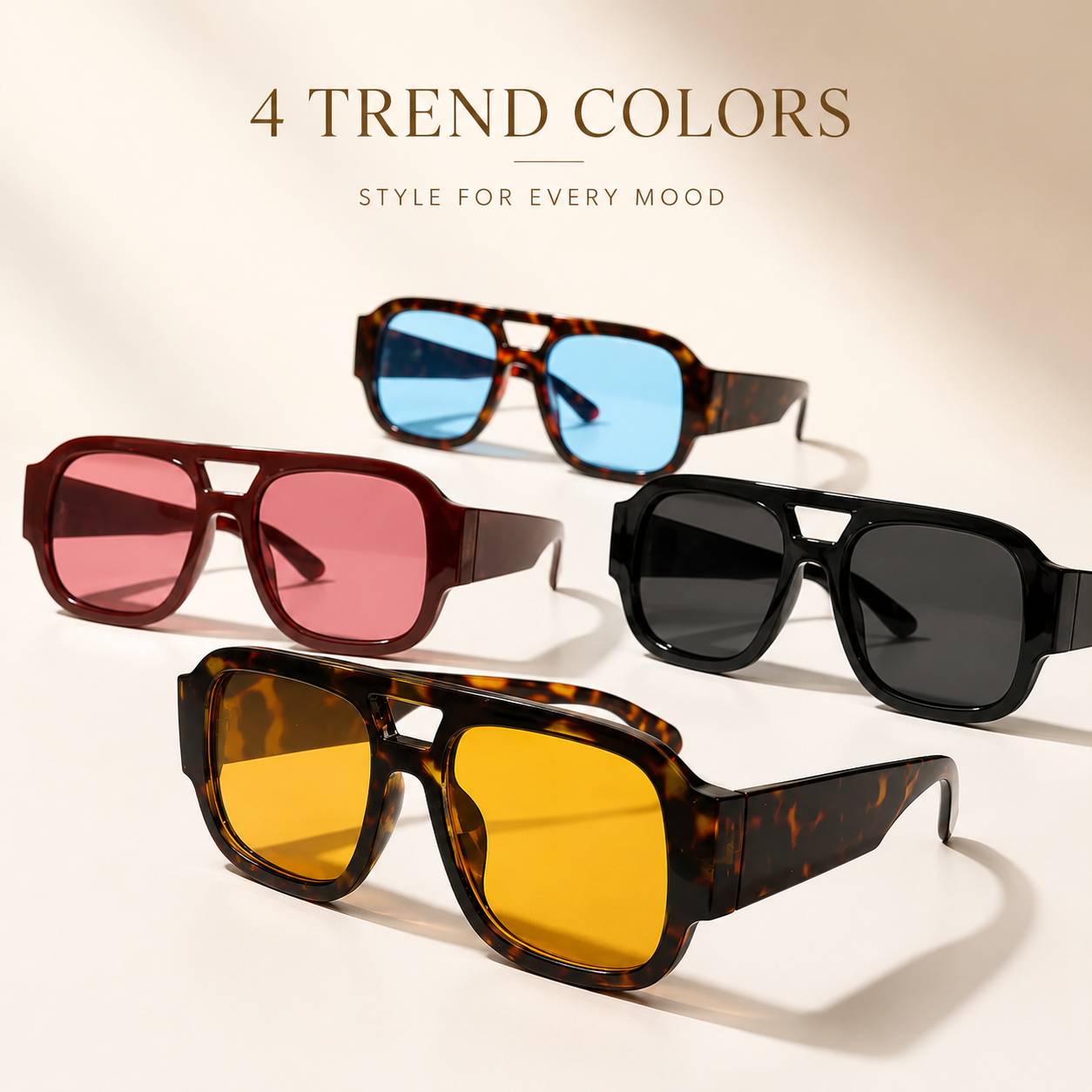 ☀️ Everyday Stylish Rectangle Sunglasses