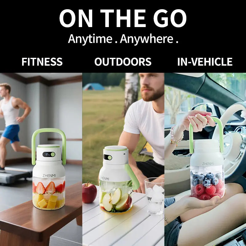 🥤 33oz Cordless Portable Blender | USB Rechargeable Smoothie Maker