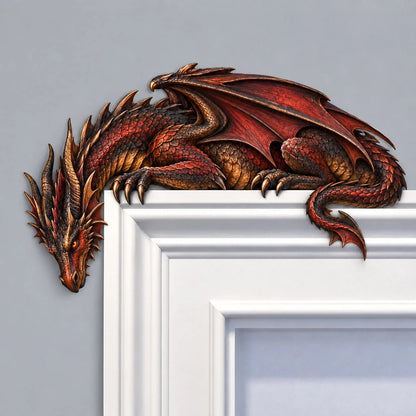⏳ Last Day 50% OFF 🔥 Sleeping Dragon Door Topper 🐉