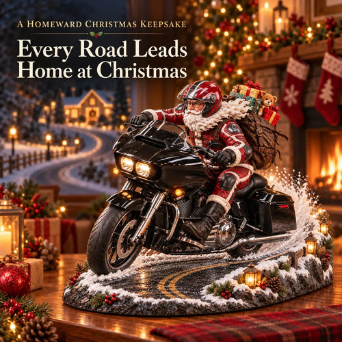 ⭐🏍️ Santa’s Ride Home – Christmas Motorcycle Keepsake Collection💨