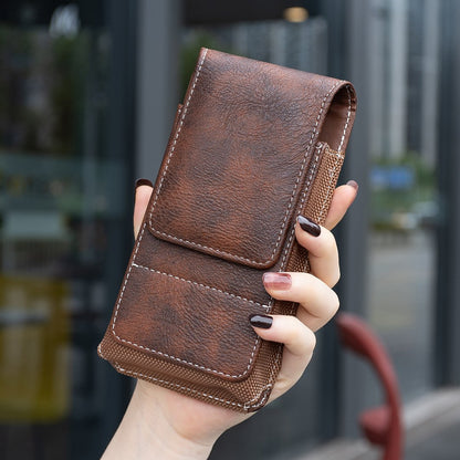 🏆 Last Day Special Price ! 🔥Waist Belt Cell Phone Pouch 📱 Multi-Pocket Leather Holster with Card Holder