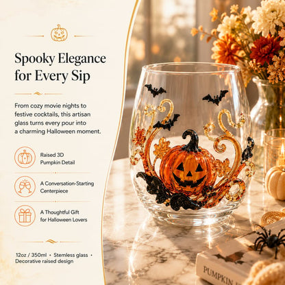 🎃 3D Halloween Glassware Set – Spooky Sips & Party Vibes