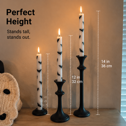 Halloween Flameless Taper Candles