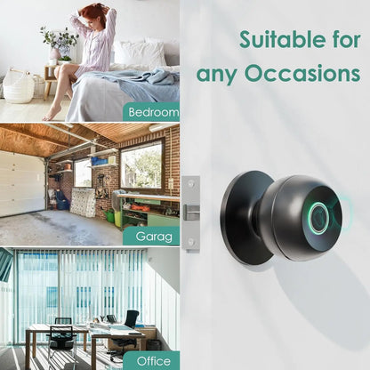 🔒✨Smart Biometric Door Lock, supports Fingerprint, Passcode & App Access🏡