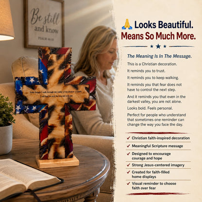 🇺🇸 Faith Over Fear American Cross-Buy 2 Get Free Shipping