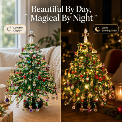 🎄 DIY Beaded Christmas Tree Kit – Handmade Holiday Craft