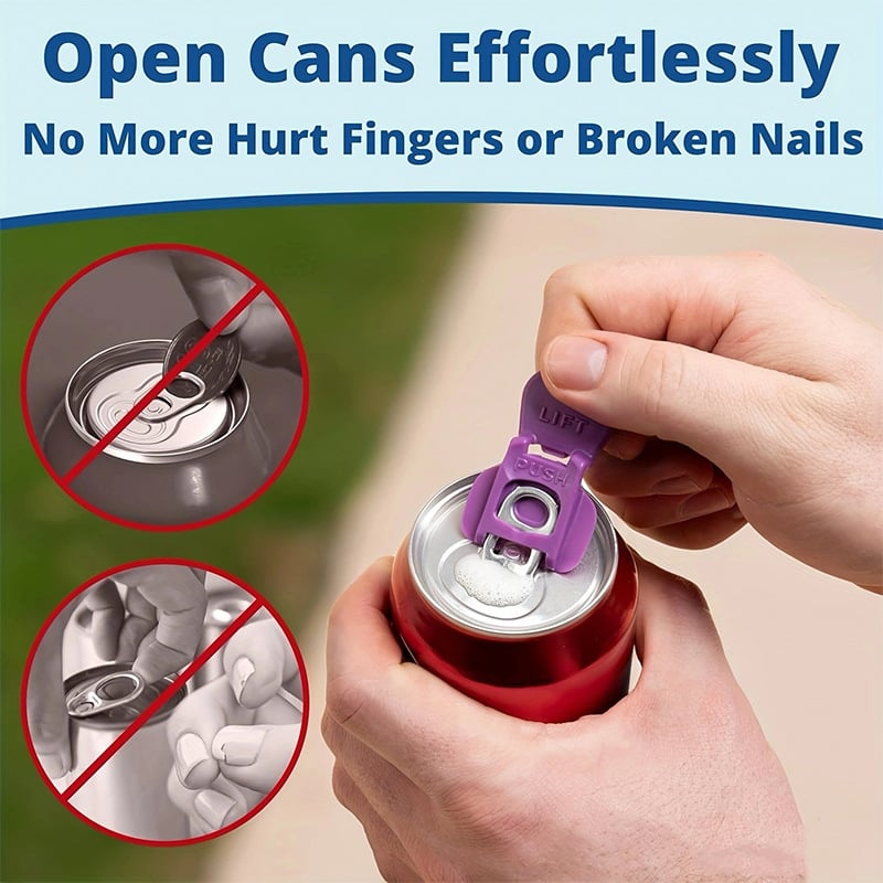 🔥 Snap-On Can Opener & Drink Lid 2-in-1 – Effortless Can Opening, Beverage Cover 🚀🍻