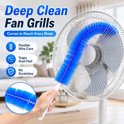 🧹 Flexible Bendable Dust Cleaning Brush | Reusable Multi-Surface Duster
