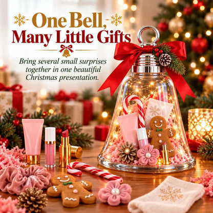 🔔 Fill-Your-Own Christmas Gift Box – Clear DIY Holiday Surprise Container for Small Gifts