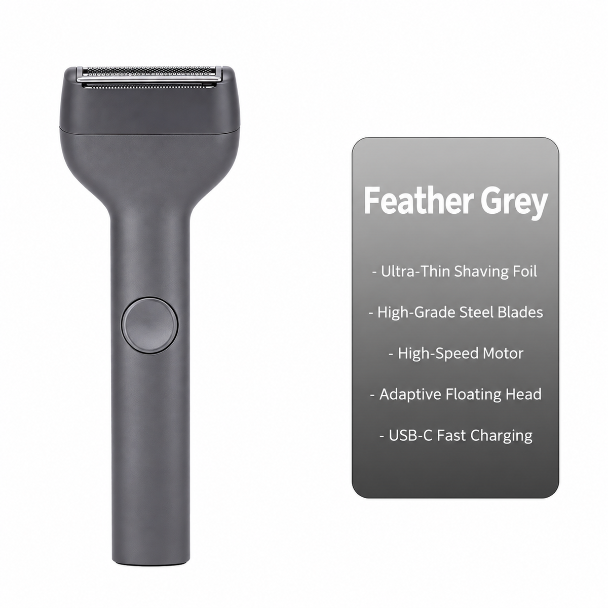 🪒 Rechargeable Foil Electric Shaver – Cordless Wet & Dry Razor for Men