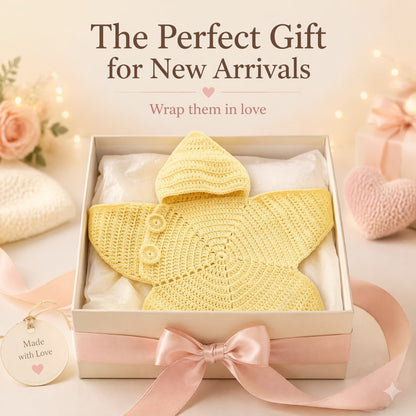 👶Turn Your Little One Into the Cutest Starfish Ever! – Handmade Baby Outfit🥹