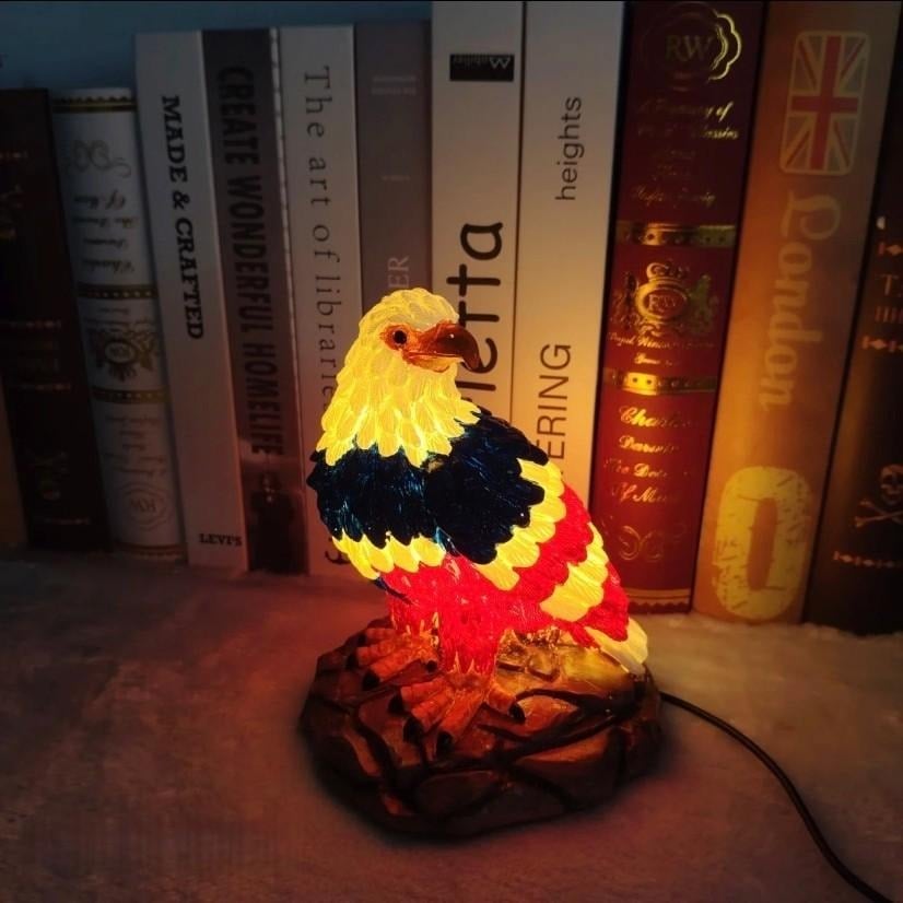 ⚡️Independence Day 49% OFF- 🦅U.S. 250th Eagle Stained Glass Table Lamp
