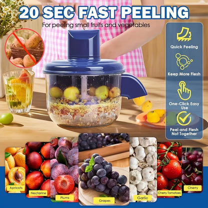 🔥 LAST DAY: 50% OFF & FREE SHIPPING ✈️🍎 Universal Automatic Fruit Peeler – Smart Kitchen Gadget For Effortless Peeling