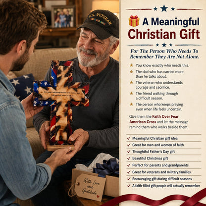 🇺🇸 Faith Over Fear American Cross-Buy 2 Get Free Shipping