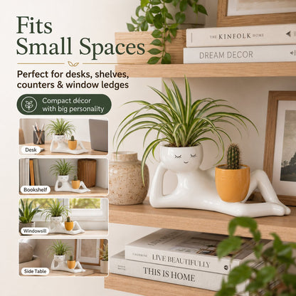 🌱Funny Desk Plant Planter – Fun Desk Decoration with Personality