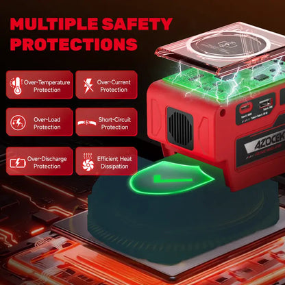 ⚒️Adjustable DC Power Hub for Milwaukee M18 Batteries | XT60, USB-C & Wireless Charging