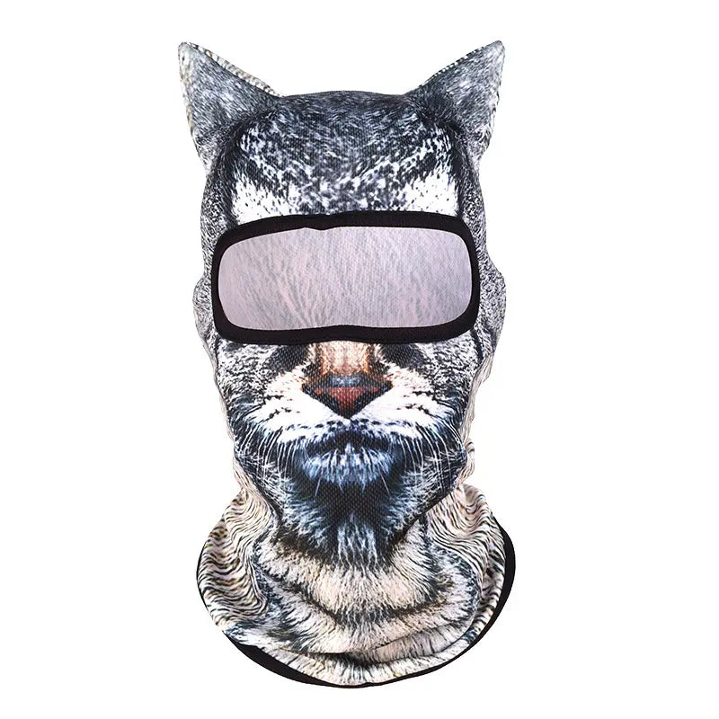 🔥 50% OFF 🐱 3D Animal Ski Balaclava with Ears – Fun Winter Face Mask