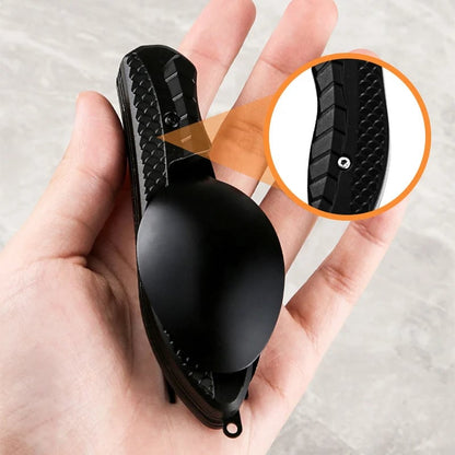 🏕️ 4-In-1 Folding Camping Utensil Set – Spoon, Fork, Knife & Bottle Opener