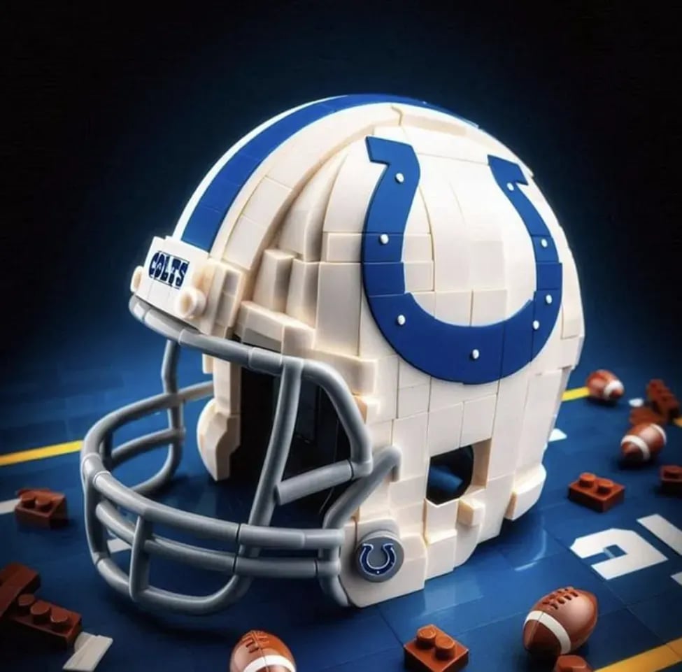 🏈 Football Helmet Building Blocks – 300+ Piece Collectible Model Kit 🎁
