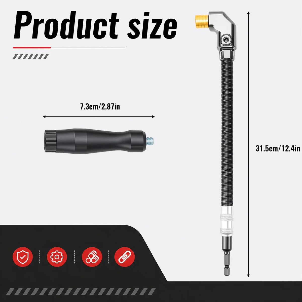 🔧 50% OFF Flexible Shaft Right Angle Drill Adapter Kit ⚡ For Tight Spaces