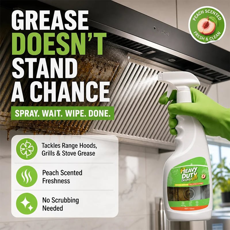 🏆Heavy Duty Kitchen Degreaser Spray