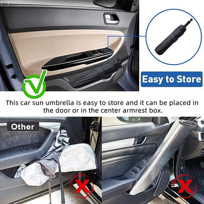 🔥Summer Sale 50% OFF! ✨Car Windshield Sun Shade Umbrella