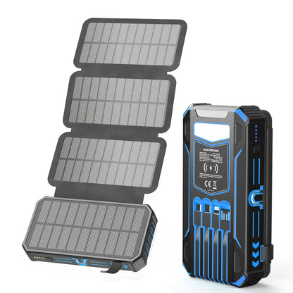 ☀️ 50% OFF Solar Power Bank – Wireless Charging & Multi-Device Output