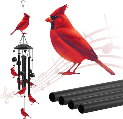 🔥2026 Spring Hot Sale🔥-🐦Vintage Colorful Hummingbird Wind Chime with Metal Tubes and Bells