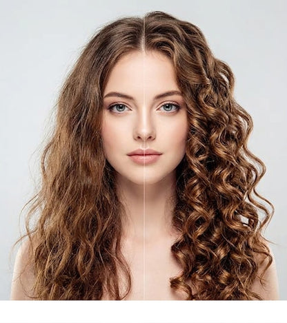 A heatless curling wand in various sizes for creating spiral curls and waves