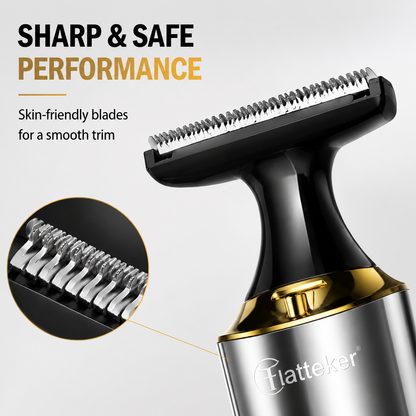 New Retractable Trimmer for Men: Body Hair and Nose Hair Trimmer, Electric Shaver, and Hair Clipper