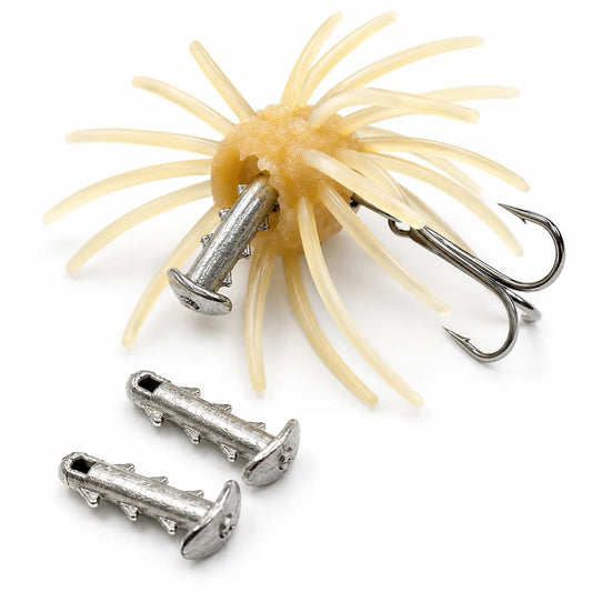 Freak-O Rig for Urchin-Style Soft Plastics 17mm - 5 Per Package